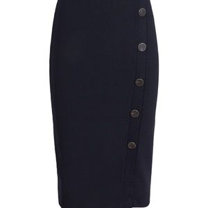 Reiss  “Hatty” button front pencil skirt